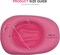 4E's Novelty Pink Cowgirl Hat - Felt Cowboy Hat with Removable Chinstrap & Shapeable Brim for Party Dress Up, Festivals & Accessories